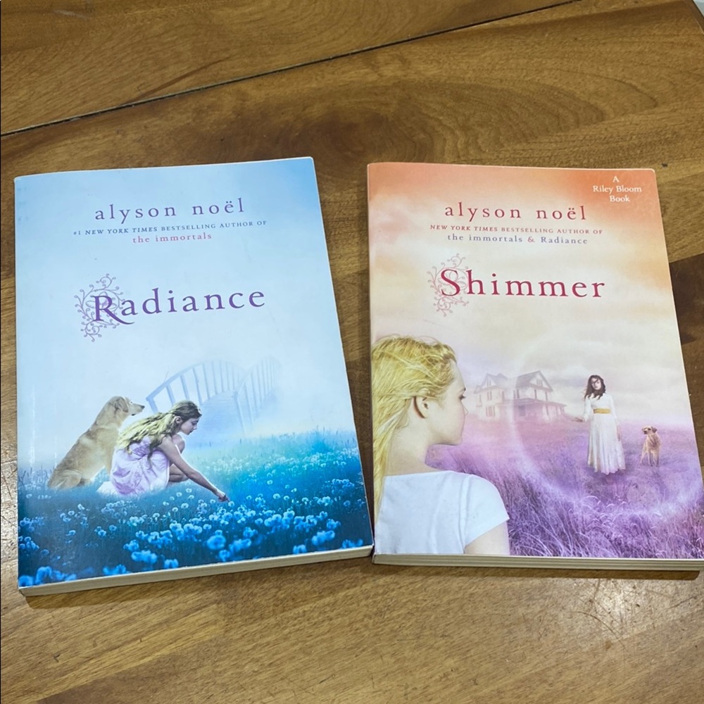 Set of 2, Allison Noel, paperback books.